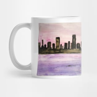 Hazy City Painting Mug